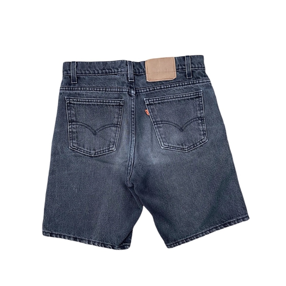 Vintage Levi’s Black Faded Denim Shorts